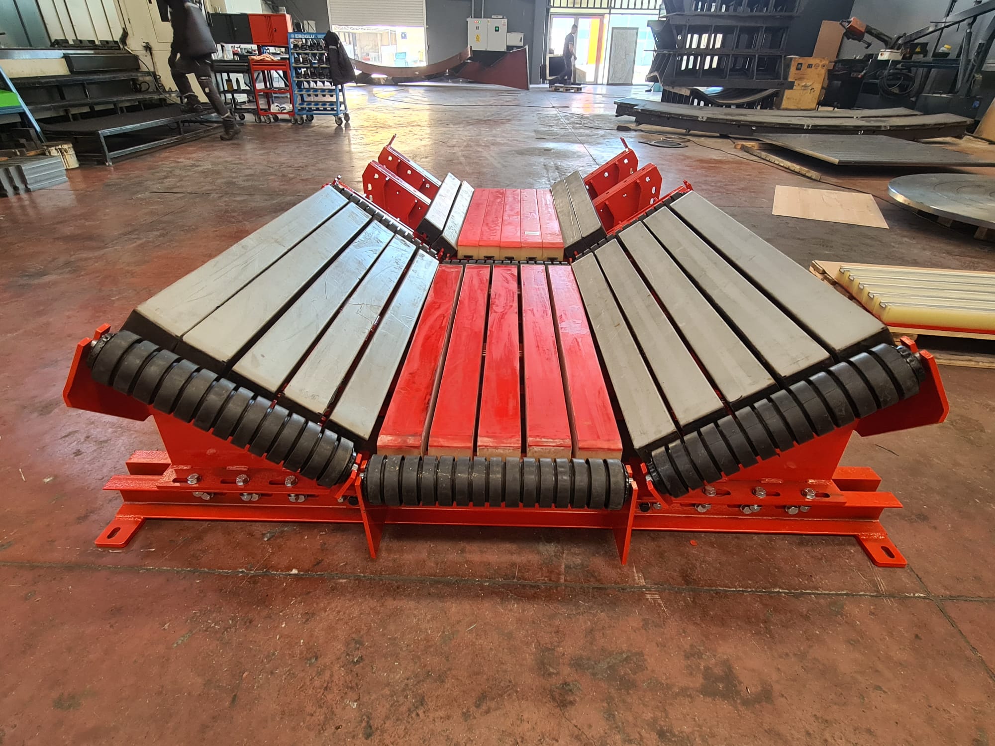 impact cradle system - conveyor components